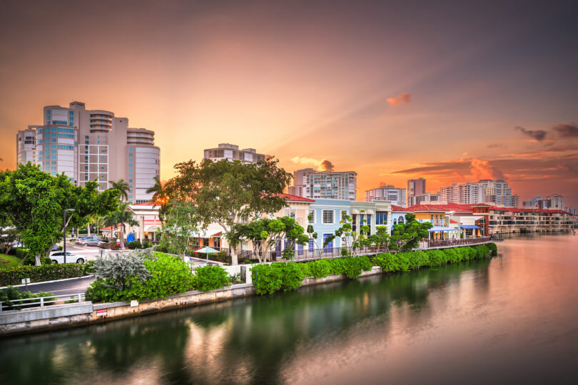 Coastal view of Naples, Florida