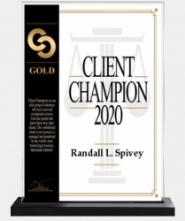 Randall L. Spivey Named 2020 Client Champion