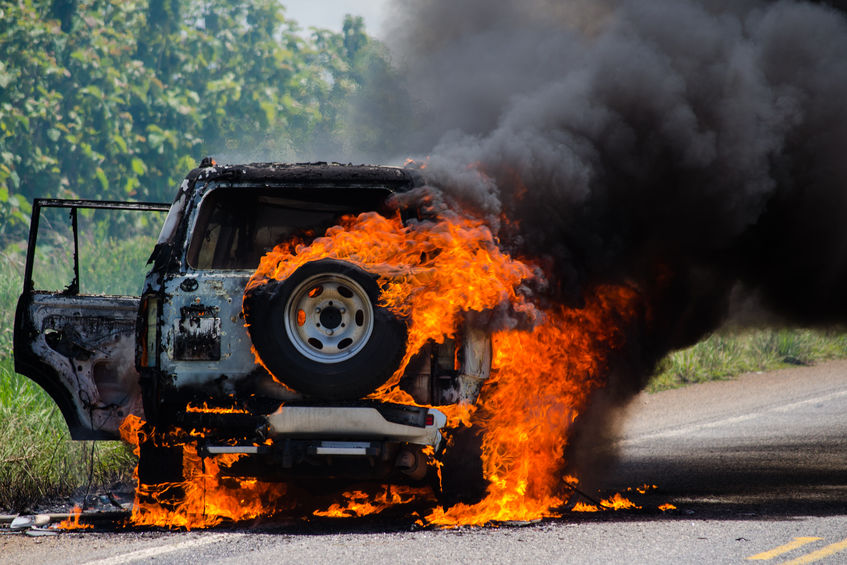 Common Vehicle Accident Burns, Spivey Law