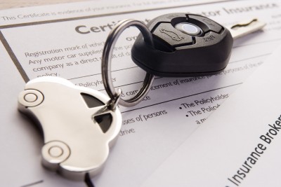 Car Keys and Certificate of Insurance