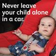 Child left alone in a car