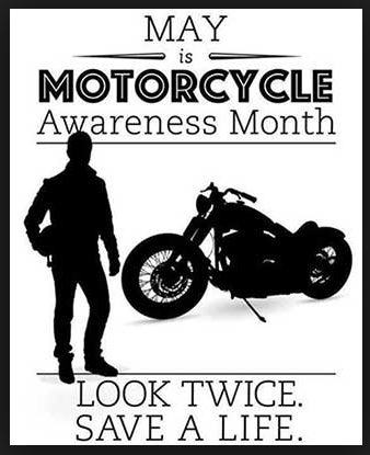 May Is Motorcycle Awareness Month - Spivey Law